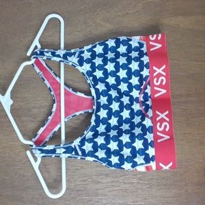 VSX Sports Bra - American Flag Print